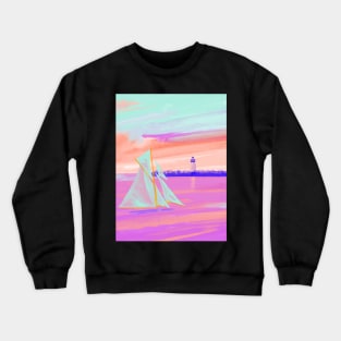 Sailing into the sunset Crewneck Sweatshirt